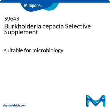 Burkholderia cepacia Selective Supplement suitable for microbiology