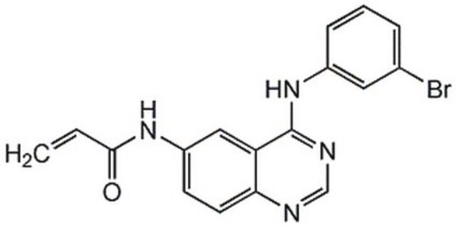 PD 168393 A potent, cell-permeable, irreversible, ATP-competitive and selective inhibitor of EGF receptor (EGFR) tyrosine kinase activity (IC&#8325;&#8320; = 700 pM).