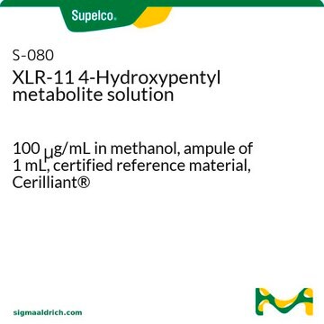 XLR-11 4-Hydroxypentyl metabolite solution 100&#160;&#956;g/mL in methanol, ampule of 1&#160;mL, certified reference material, Cerilliant&#174;