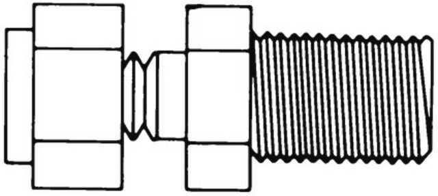 Tube Adapter, 1/4 in. NPTM to 1/4 in. Tube Accessories for filter holders for sample preparation.