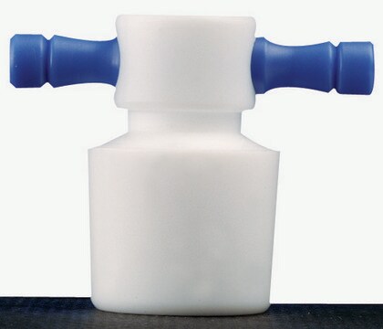 Synthware&#8482; PTFE flask length stopper with handle Joints: (22)