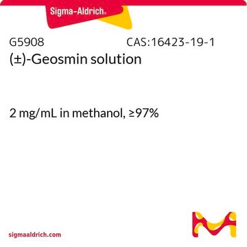 (±)-Geosmin solution 2&#160;mg/mL in methanol, &#8805;97%