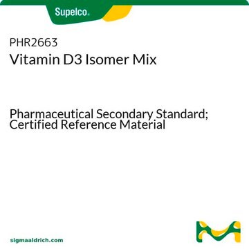 Vitamin D3 Isomer Mix Pharmaceutical Secondary Standard; Certified Reference Material