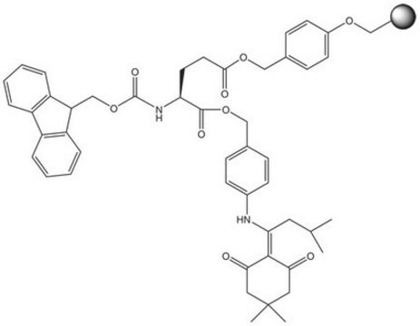 Fmoc-Glu(Wang resin)-ODmab (100-200 mesh) Novabiochem&#174;