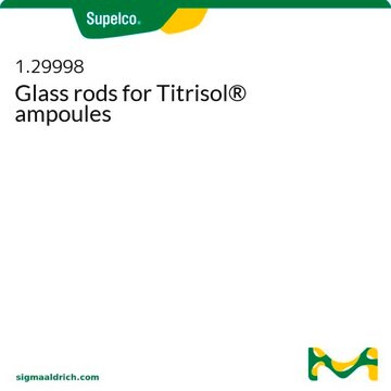 Glass rods for Titrisol&#174; ampoules