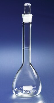 Pyrex&#174; volumetric flask, class A with Pyrex&#174; ST stopper