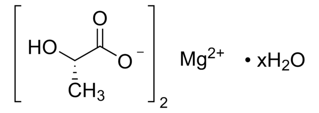 Magnesium L-lactate hydrate certified reference material, TraceCERT&#174;, Manufactured by: Sigma-Aldrich Production GmbH, Switzerland