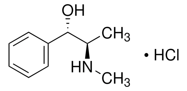 (1S,2R)-(+)-Ephedrine hydrochloride 1.0&#160;mg/mL in methanol (as free base), ampule of 1&#160;mL, certified reference material, Cerilliant&#174;