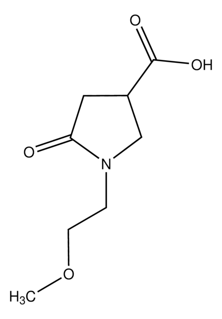 1-(2-Methoxyethyl)-5-oxopyrrolidine-3-carboxylic acid AldrichCPR