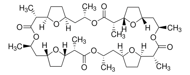 Nonactin from Streptomyces griseus, &#8805;98.0% (Total homologs, HPLC)