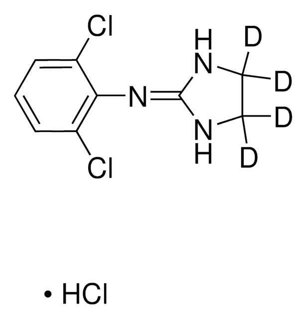 Clonidine-D4 hydrochloride solution 100&#160;&#956;g/mL in methanol (as free base), ampule of 1&#160;mL, certified reference material, Cerilliant&#174;