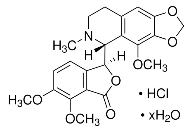 Noscapine hydrochloride hydrate analytical standard