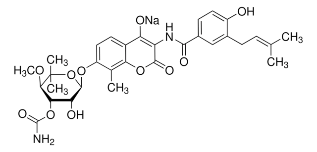 ノボビオシン ナトリウム塩 &#8805;90% (HPLC)