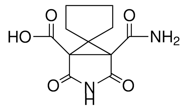 2,4-DIOXOSPIRO(3-AZABICYCLO(3.1.0)HEXANE-6,1'-CYCLOPENTANE)1,5-DICARBOXAMIC ACID AldrichCPR