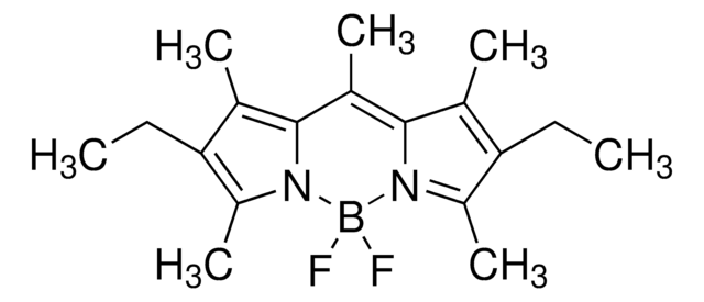 Difluoro{3-ethyl-5-[1-(4-ethyl-3,5-dimethyl-2H-pyrrol-2-ylidene-N)ethyl]-2,4-dimethyl-1H-pyrrolato-N}boron 98% (HPLC)