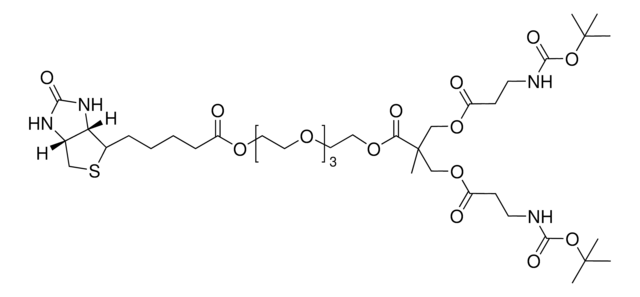 Polyester&nbsp;bis-MPA dendron 2 NHBoc, 1 Biotin (core) generation 1