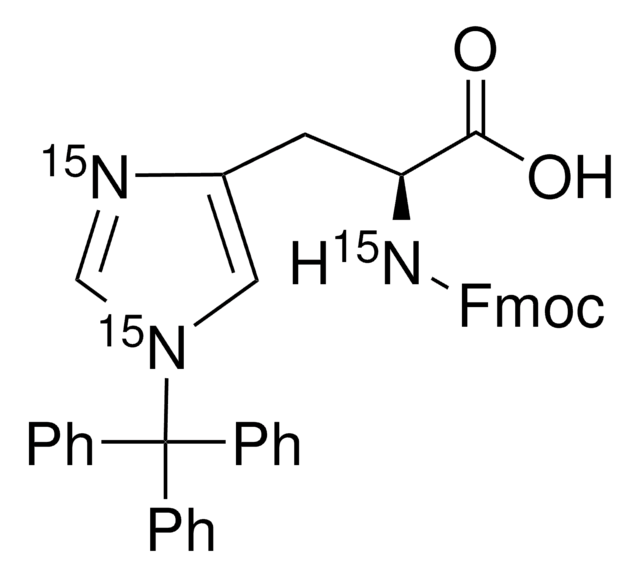 Fmoc-His(Trt)-OH-15N3 98 atom % 15N, 97% (CP)