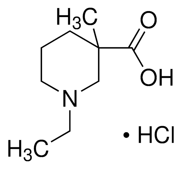 1-Ethyl-3-methylpiperidine-3-carboxylic acid hydrochloride AldrichCPR