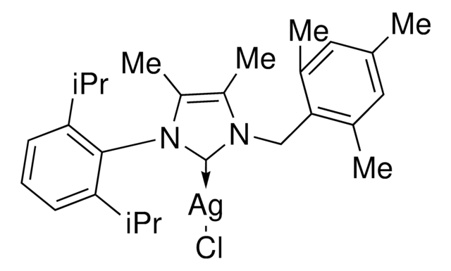 [3-(2,4,6-Trimethylbenzyl)-1-(2,6-diisopropylphenyl)-4,5-dimethylimidazolylidene]silver chloride