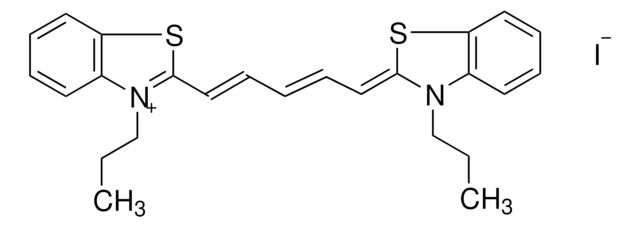 3,3&#8242;-ジプロピルチアジカルボシアニンヨージド suitable for fluorescence, &#8805;98.0% (TLC)