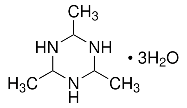 Acetaldehyde ammonia trimer &#8805;96.0% (NT)