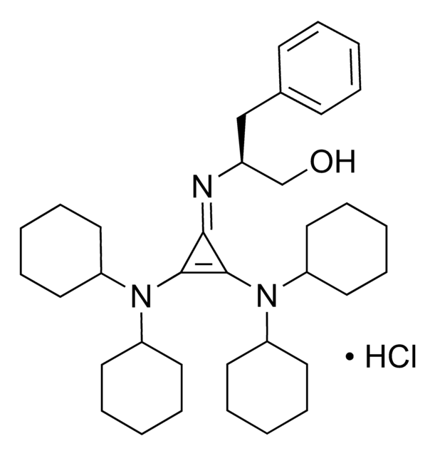 (S)-2-(2,3-Bis(dicyclohexylamino)cyclopropenimine)-3-phenylpropan-1-ol hydrochloride AldrichCPR