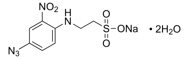 Sodium N-(4-azido-2-nitrophenyl)-2-aminoethylsulfonate dihydrate &#8805;90% (TLC)