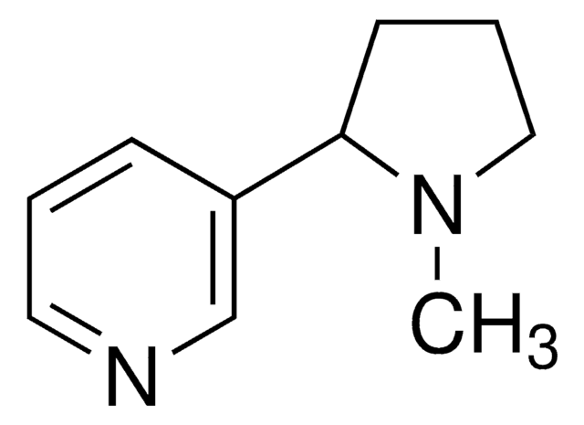 (±)-Nicotine &#8805;99% (TLC), liquid