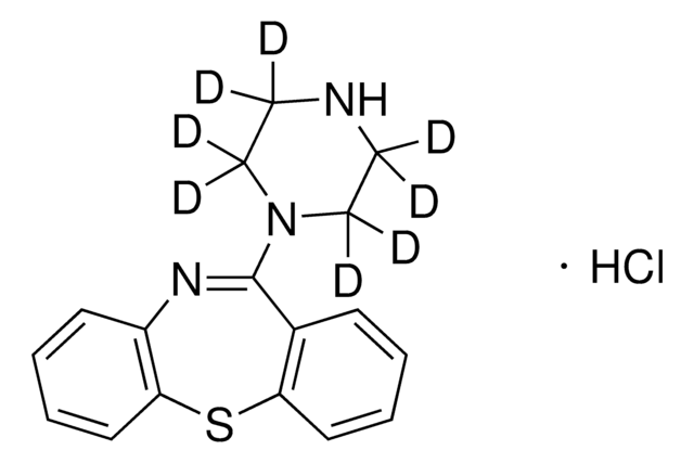 Norquetiapine-D8 hydrochloride solution 100&#160;&#956;g/mL in methanol (as free base), certified reference material, ampule of 1&#160;mL, Cerilliant&#174;