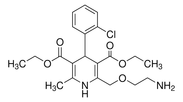 Diethyl 2-[(2-aminoethoxy)methyl]-4-(2-chlorophenyl)-6-methyl-1,4-dihydropyridine-3,5-dicarboxylate reference material