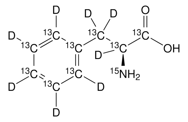 L-Phenylalanine-13C9,15N,&#945;,&#946;,&#946;,2,3,4,5,6-d8 99 atom % 13C, 98 atom % D, 98 atom % 15N, 95% (CP)