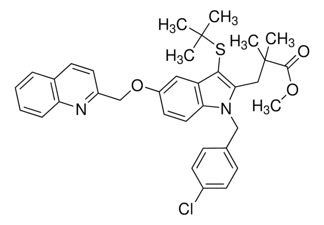 Methyl 3-(3-(tert-butylthio)-1-(4-chlorobenzyl)-5-(quinolin-2-ylmethoxy)-1H-indol-2-yl)-2,2-dimethylpropanoate