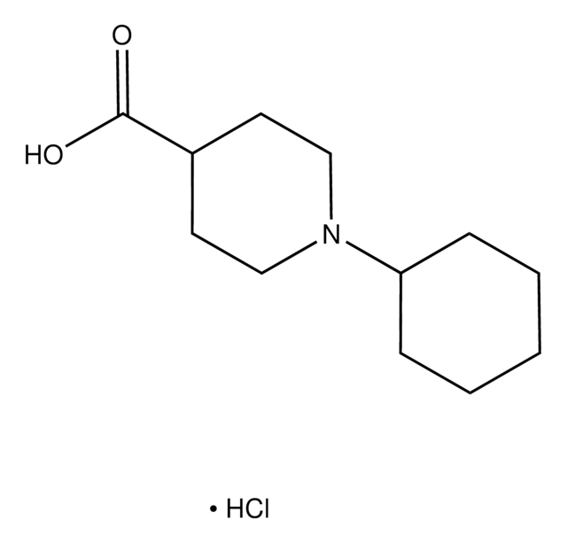 1-Cyclohexyl-4-piperidinecarboxylic acid hydrochloride AldrichCPR