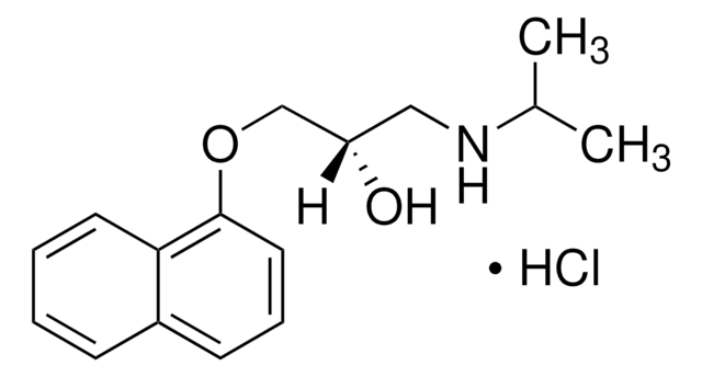 (S)-(&#8722;)-Propranolol hydrochloride &#8805;98% (TLC), powder