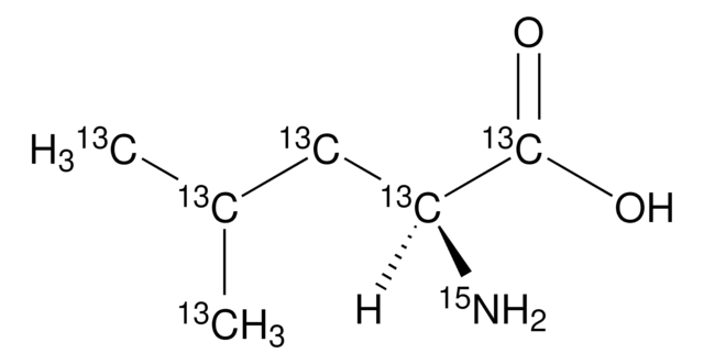 L-Leucine-13C6,15N 98 atom % 15N, 98 atom % 13C, 99% chiral purity basis