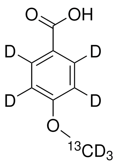 4-Methoxy-13C, d3-benzoic-2,3,5,6-d4 acid 98 atom % D, 99 atom % 13C