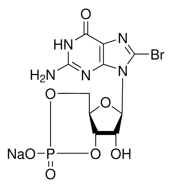 8-Bromoguanosine 3&#8242;,5&#8242;-cyclic monophosphate sodium salt &#8805;98% (HPLC), powder