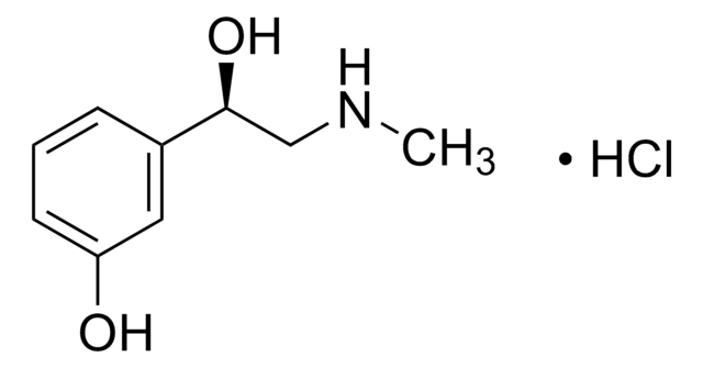 R-(-)-Phenylephrine hydrochloride solution 1.0&#160;mg/mL in methanol (as free base), ampule of 1&#160;mL, certified reference material, Cerilliant&#174;