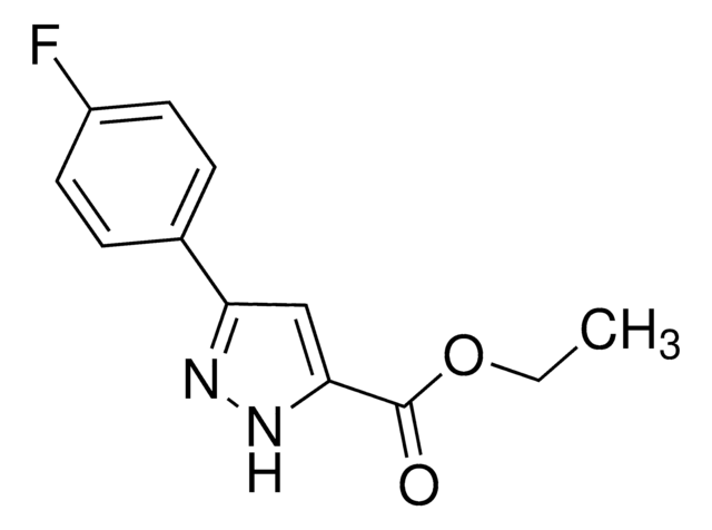 Ethyl 3-(4-fluorophenyl)-1H-pyrazole-5-carboxylate AldrichCPR