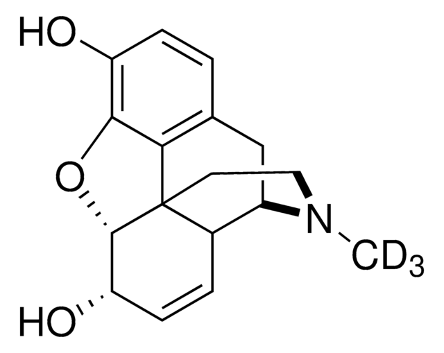 Morphine-D3 solution 100&#160;&#956;g/mL in methanol, ampule of 1&#160;mL, certified reference material, Cerilliant&#174;