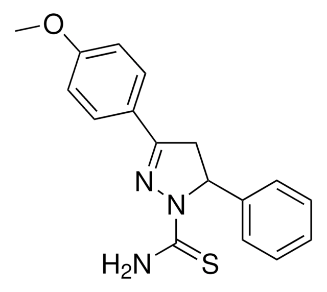 3-(4-METHOXYPHENYL)-5-PHENYL-4,5-DIHYDRO-1H-PYRAZOLE-1-CARBOTHIOAMIDE AldrichCPR