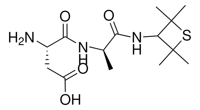 (3S)-3-AMINO-4-([(1R)-1-METHYL-2-OXO-2-[(2,2,4,4-TETRAMETHYL-3-THIETANYL)AMINO]ETHYL]AMINO)-4-OXOBUTANOIC ACID AldrichCPR