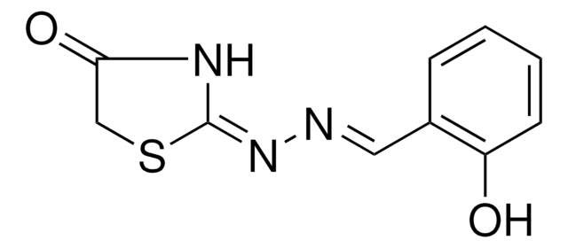 2-[(2-HYDROXY-BENZYLIDENE)-HYDRAZONO]-THIAZOLIDIN-4-ONE AldrichCPR