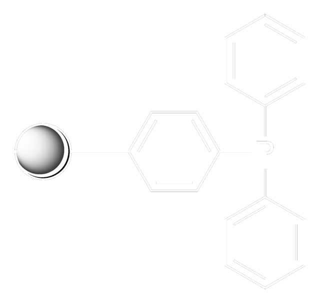 Triphenylphosphine, polymer-bound 100-200&#160;mesh, extent of labeling: ~1-1.5&#160;mmol/g Capacity (Phosphor)