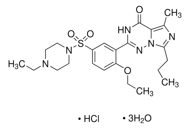 Vardenafil Hydrochloride certified reference material, pharmaceutical secondary standard