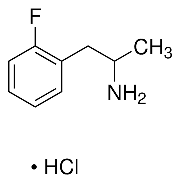 (±)-2-Fluoroamphetamine hydrochloride solution 1.0&#160;mg/mL in methanol (as free base), ampule of 1&#160;mL, certified reference material, Cerilliant&#174;