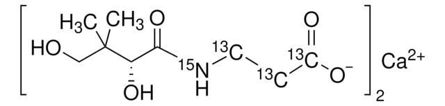 Vitamin B5 (di-&#946;-alanine-13C6,15N2) calcium salt &#8805;98 atom %, &#8805;97% (CP)