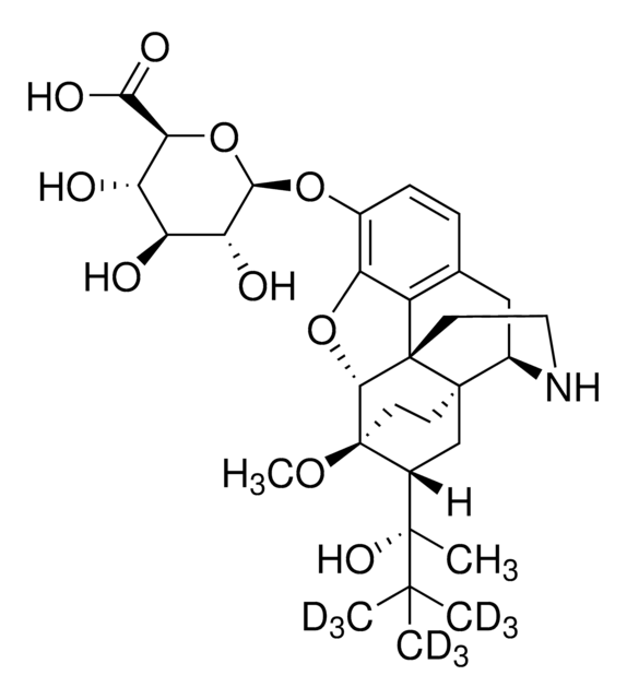 Norbuprenorphine-D9-3-beta-D-glucuronide solution 100&#160;&#956;g/mL in methanol, certified reference material, ampule of 1&#160;mL, Cerilliant&#174;