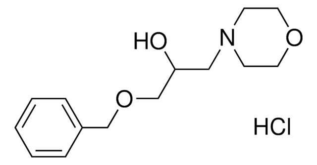 1-BENZYLOXY-3-MORPHOLIN-4-YL-PROPAN-2-OL, HYDROCHLORIDE AldrichCPR