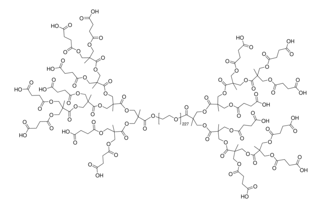 Poly(ethylene glycol) linear dendrimer carboxyl terminated, PEG Mn 10k, generation 3